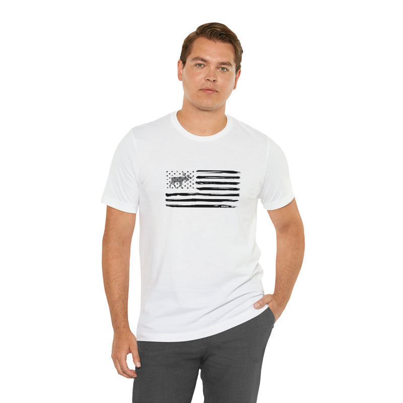 Load image into Gallery viewer, American Flag Moose Tee
