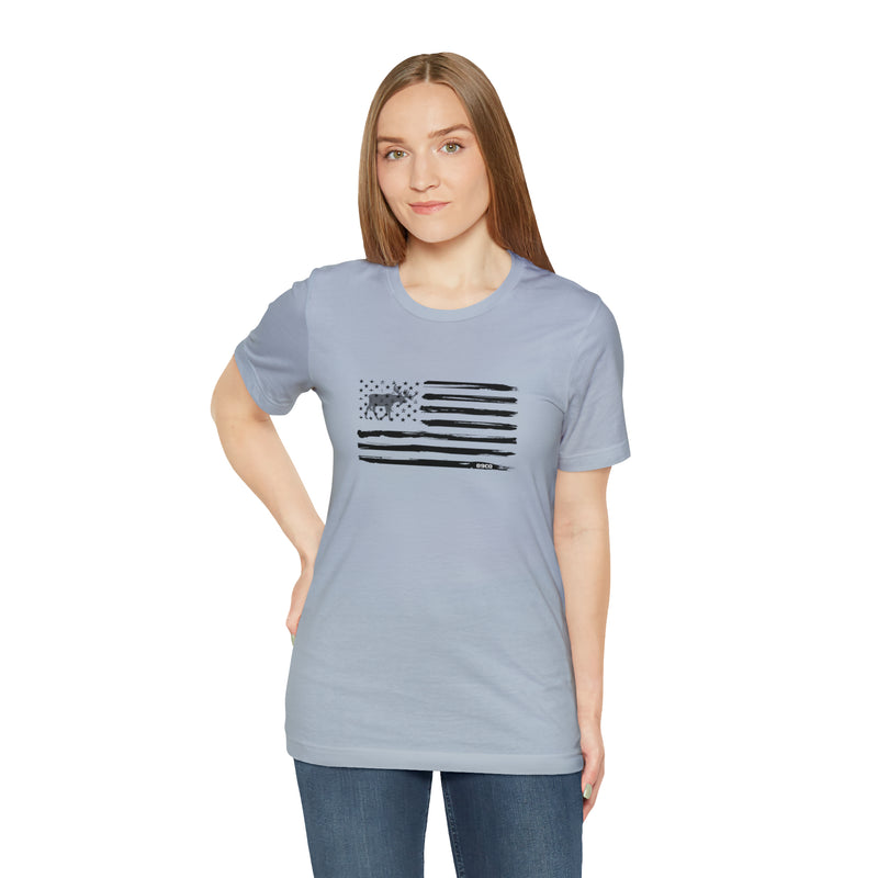 Load image into Gallery viewer, American Flag Moose Tee
