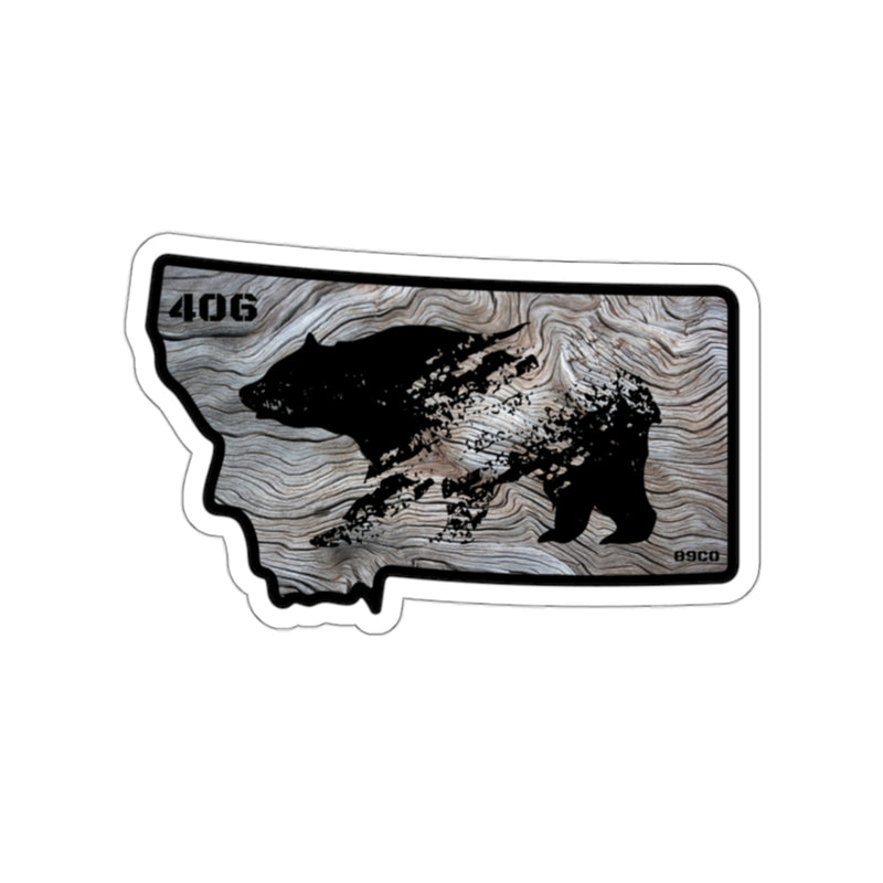 Load image into Gallery viewer, Montana Bear Sticker the 406
