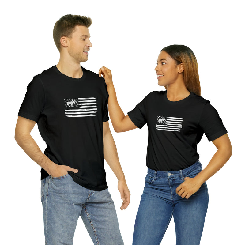 Load image into Gallery viewer, American Flag Moose Tee
