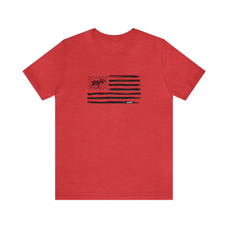 Load image into Gallery viewer, American Flag Moose Tee
