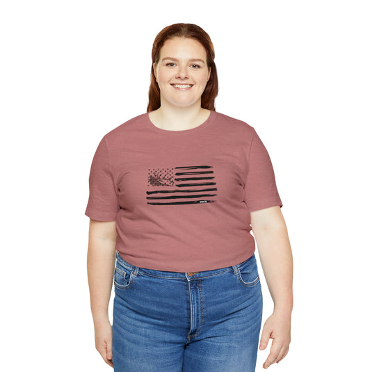 Elk American Flag Tee