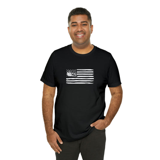 Elk American Flag Tee