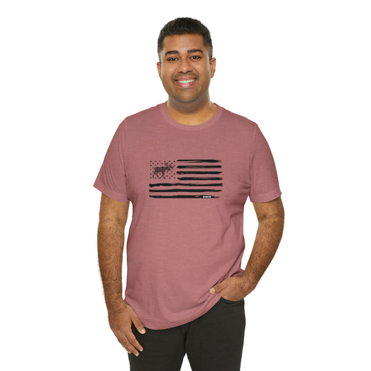 American Flag Moose Tee