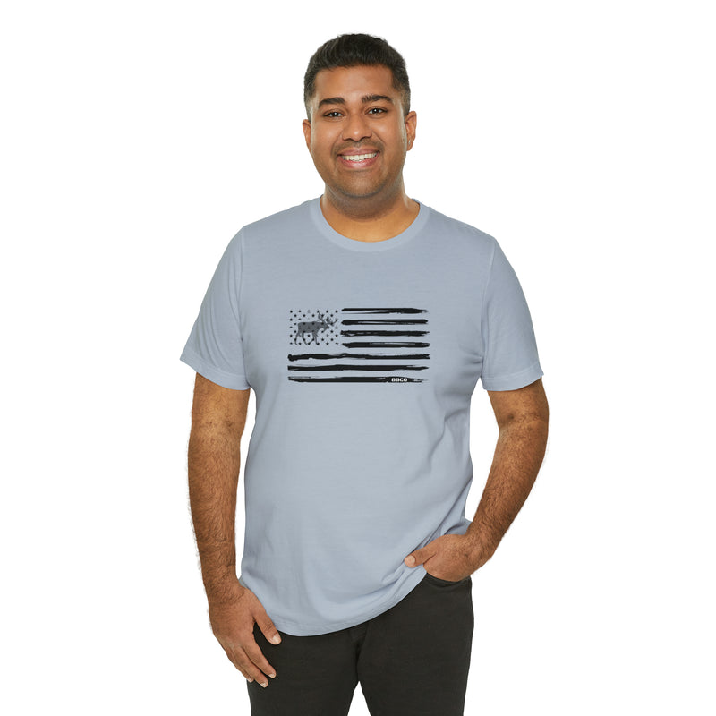 Load image into Gallery viewer, American Flag Moose Tee
