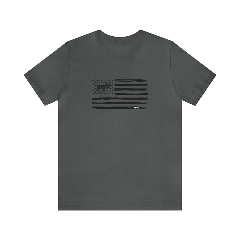 Load image into Gallery viewer, American Flag Moose Tee
