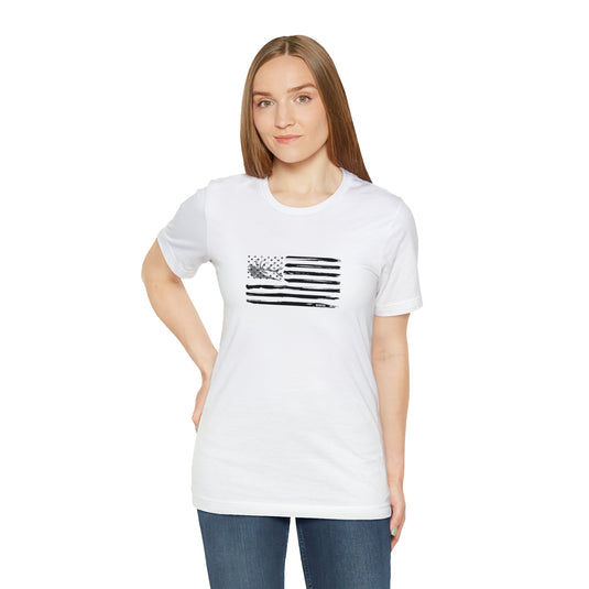 Elk American Flag Tee