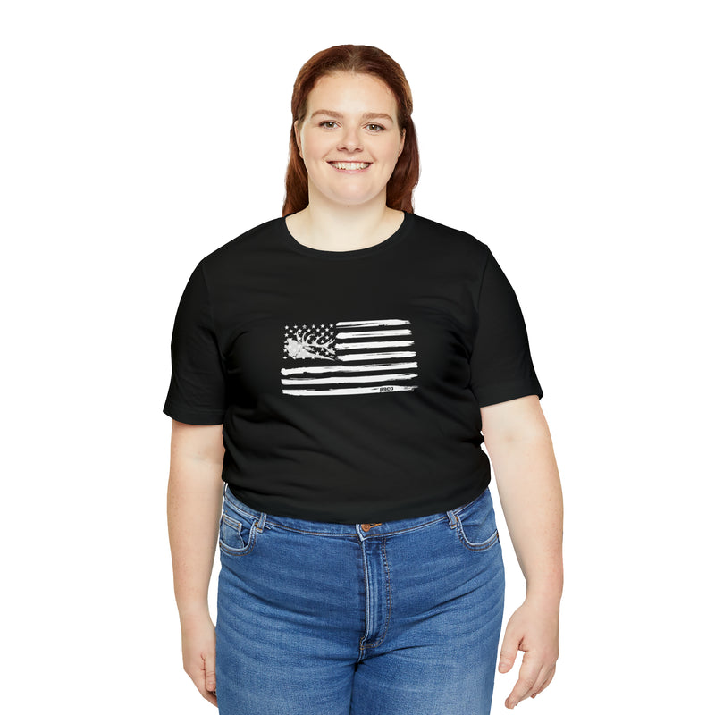 Load image into Gallery viewer, Elk American Flag Tee
