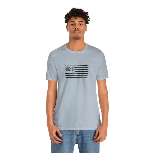 Elk American Flag Tee