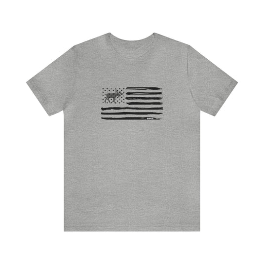 American Flag Moose Tee