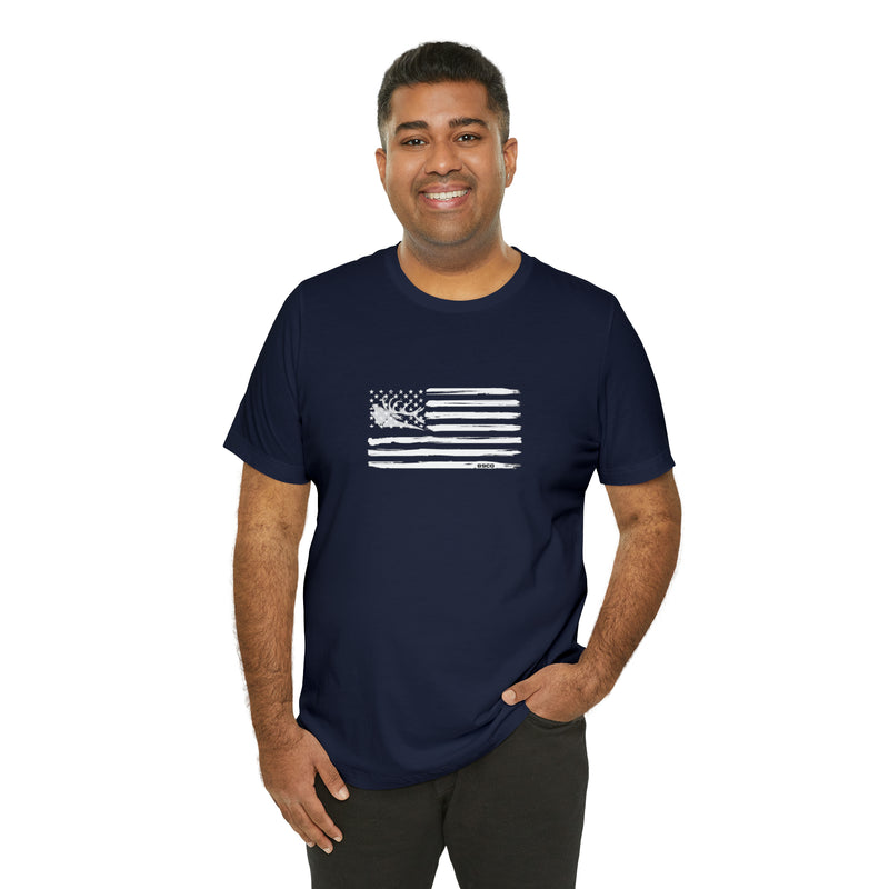 Load image into Gallery viewer, Elk American Flag Tee
