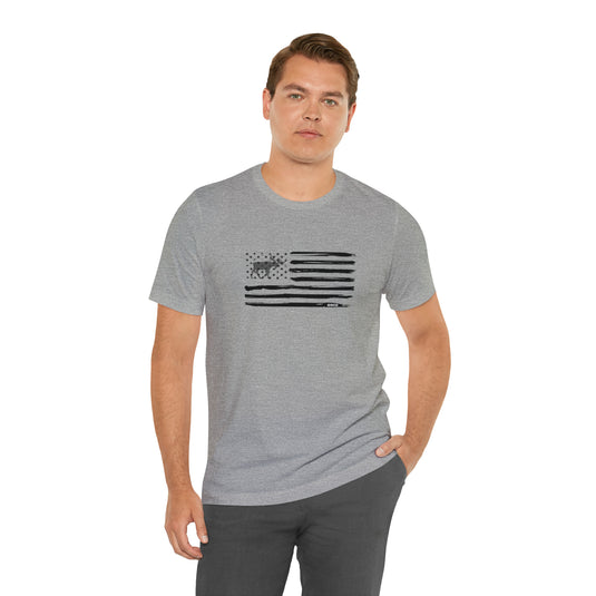 American Flag Moose Tee