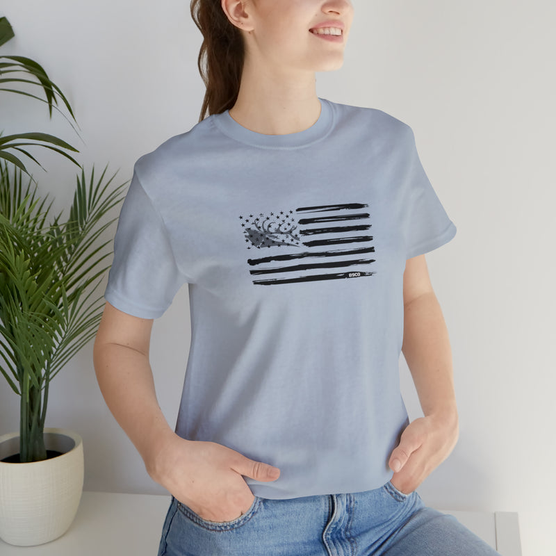 Load image into Gallery viewer, Elk American Flag Tee
