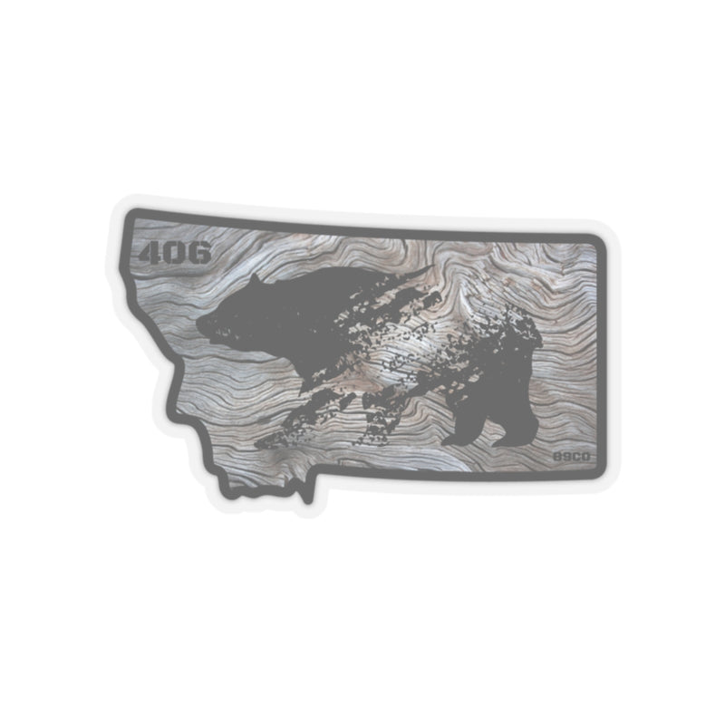 Load image into Gallery viewer, Montana Bear Sticker the 406
