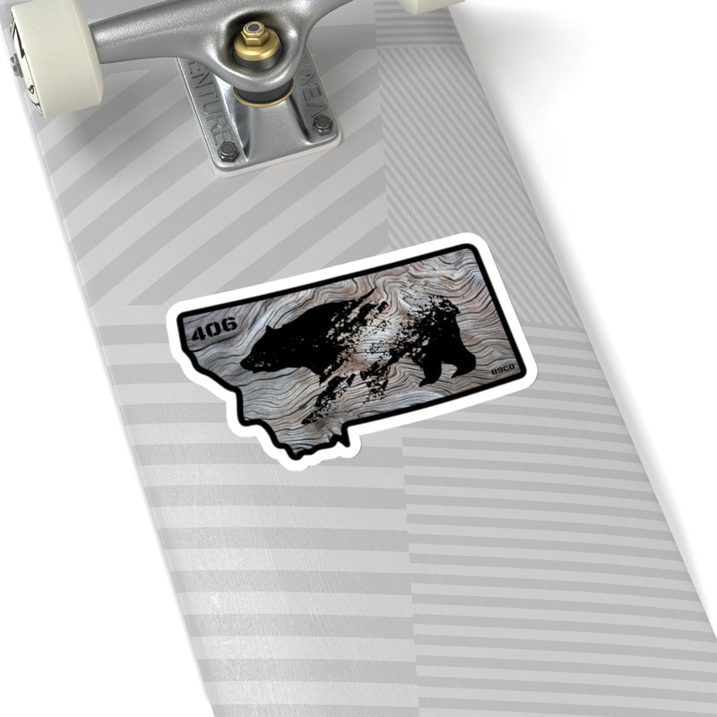 Load image into Gallery viewer, Montana Bear Sticker the 406
