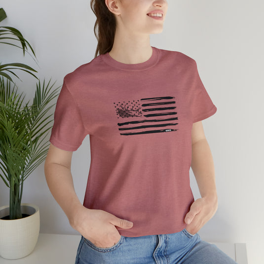 Elk American Flag Tee