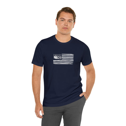 Elk American Flag Tee