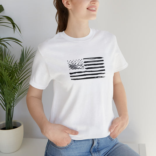 Elk American Flag Tee