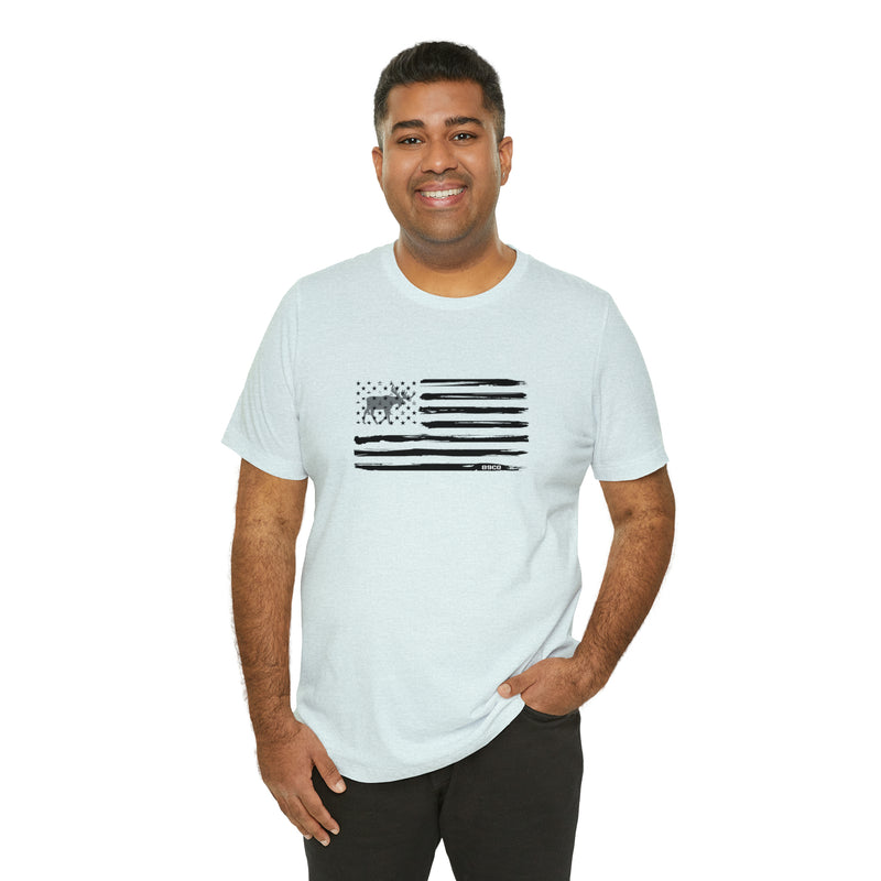 Load image into Gallery viewer, American Flag Moose Tee
