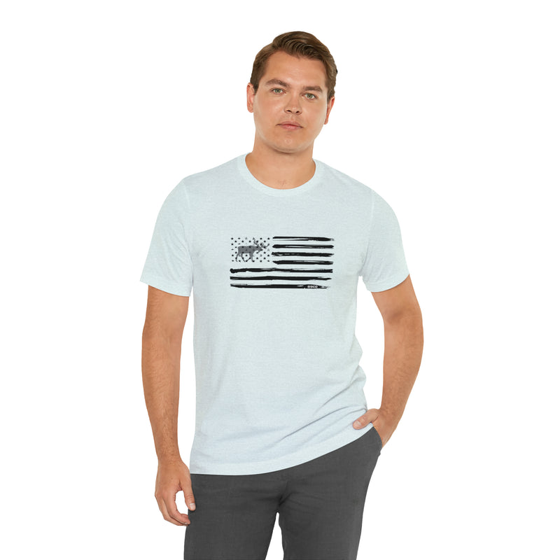 Load image into Gallery viewer, American Flag Moose Tee
