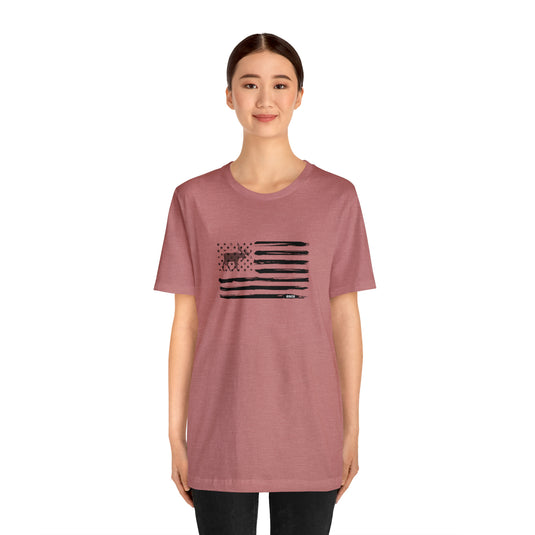 American Flag Moose Tee