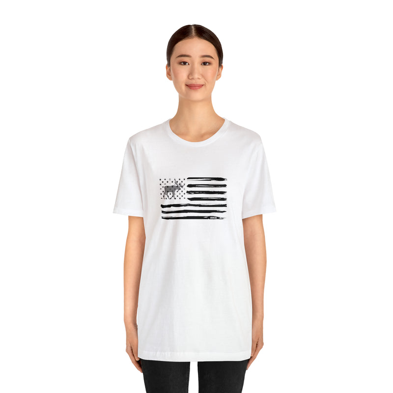 Load image into Gallery viewer, American Flag Moose Tee
