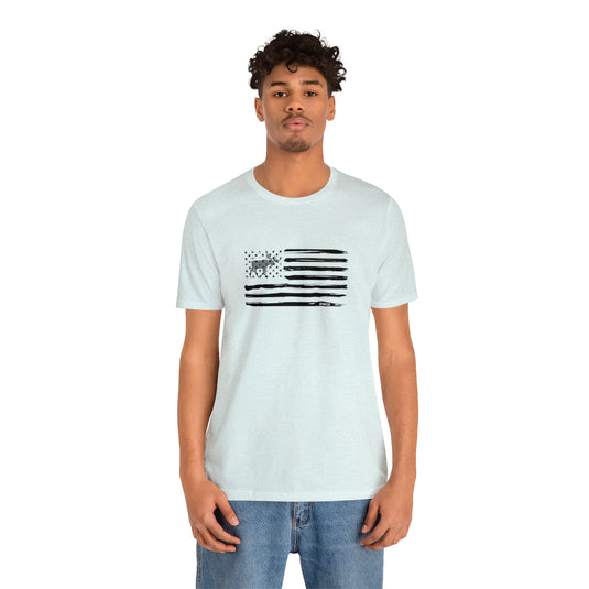 American Flag Moose Tee