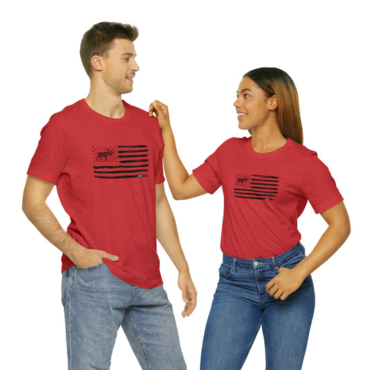 American Flag Moose Tee