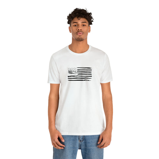 Elk American Flag Tee